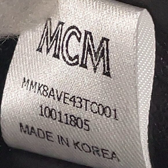 Authentic MCM Visetos Pattern Leather Pink Gold Studded Backpack - Picture 13 of 13